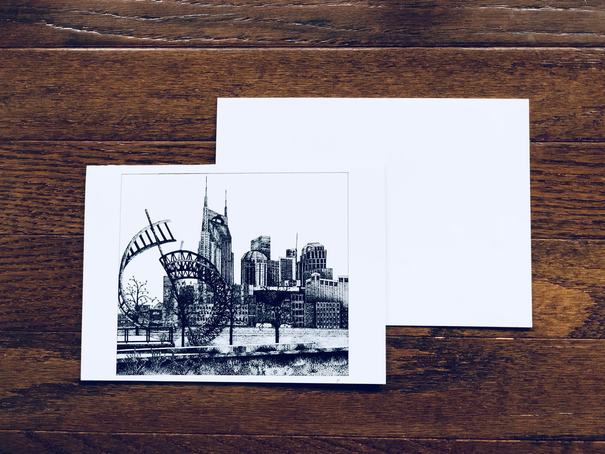 Nashville Skyline Stationery Pen Locale