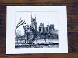 Nashville Skyline 8”x10” Print